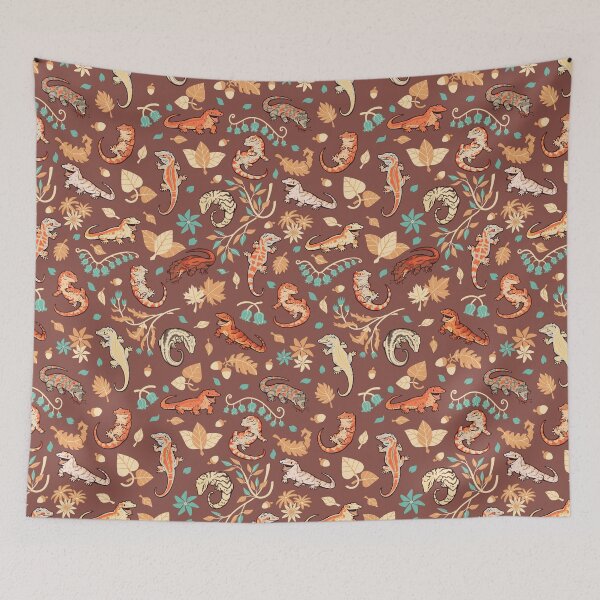 Item preview, Autumn geckos in light brown designed and sold by Colordrilos.
