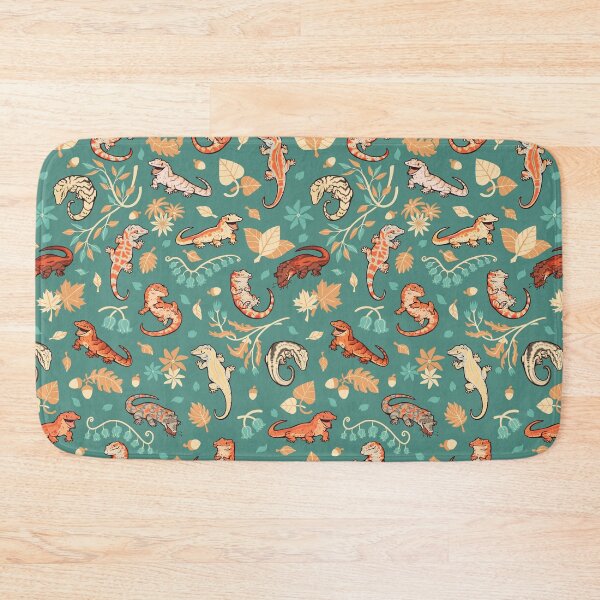 Item preview, Autumn geckos in green designed and sold by Colordrilos.