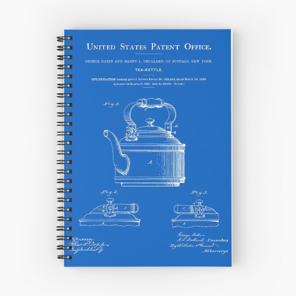 Item preview, Tea Kettle Patent - Blueprint designed and sold by FinlayMcNevin.