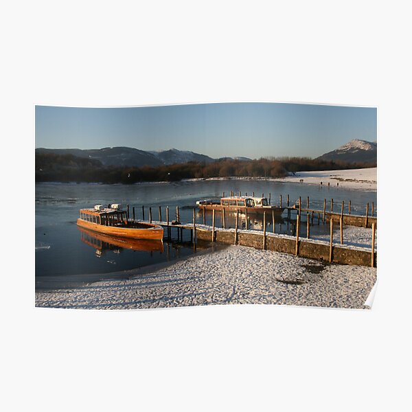 Launches on Derwentwater Poster