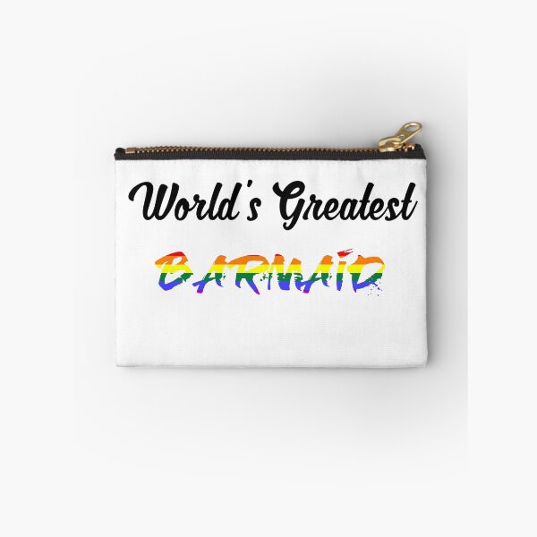 Item preview, Worlds Greatest Barmaid pride colours  designed and sold by qlobba.