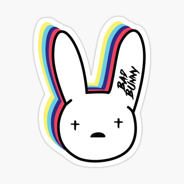 Download Bad Bunny Stickers | Redbubble