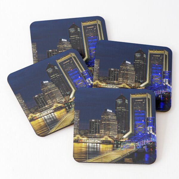 Item preview, Jacksonville Nighttime Skyline designed and sold by Kay Brewer.