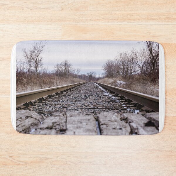 Item preview, looking into railway tracks designed and sold by Rashan Fernando.