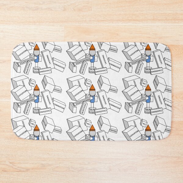 Item preview, Mignome Being Bombarded by Rectangular Prisms designed and sold by NoirPineapple.