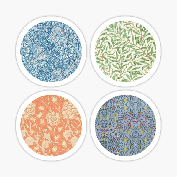 Item preview, Floral Williams Morris Sticker Pack designed and sold by CarlosV.