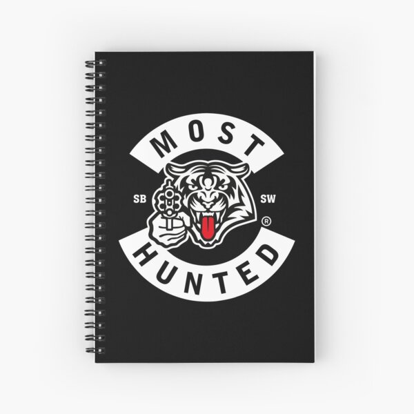 MOST HUNTED TIGER TONGUE SAVE WILDLIFE Spiral Notebook
