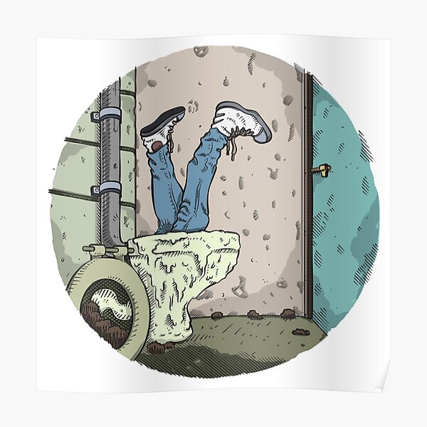 Die schlimmste Toilette in Schottland Poster