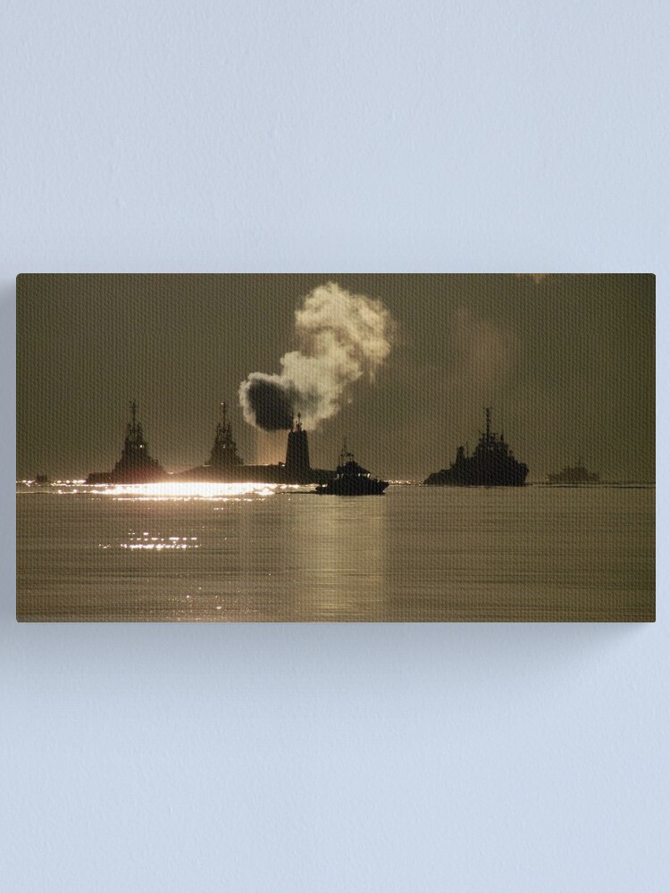 Alternate view of HMS Vanguard Canvas Print