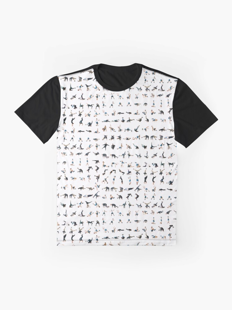 Alternate view of The Bboy/Bgirl moves map Graphic T-Shirt