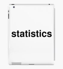 statistics iPad Case/Skin