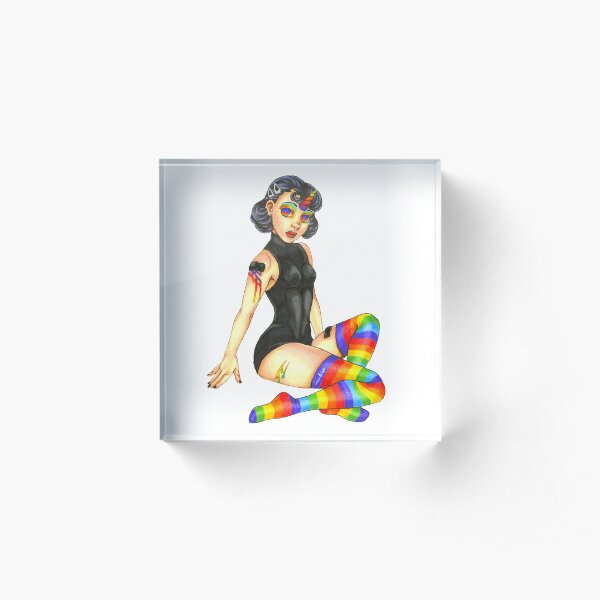 Unigoth Girl Acrylic Block