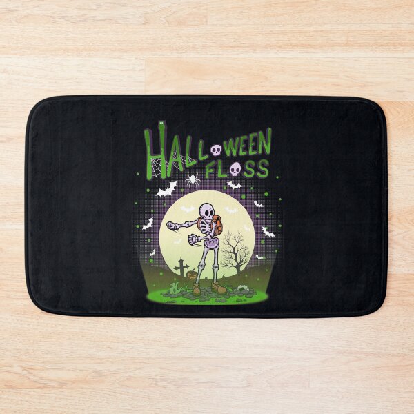 Item preview, Skeleton Dancing Floss In The Full Moon Of Halloween designed and sold by cartoonice.