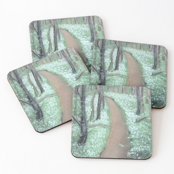 Item preview, Forest in the Smoky Mountains with Star of Bethlehem Flowers designed and sold by Sarah Goddard.