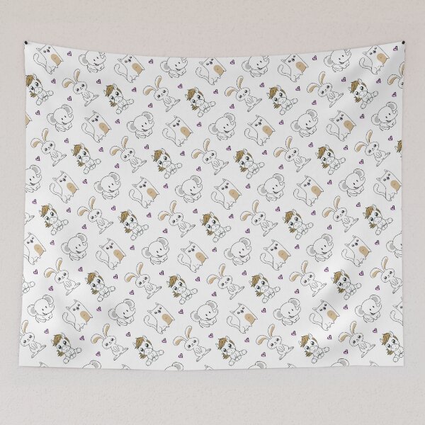 Item preview, Cute animal cartoon pattern. designed and sold by emphatic.