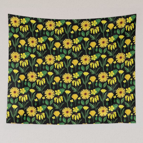 Aperçu de l'œuvre Summertime Yellow Tournesols créée et vendue par TLSDesigns.
