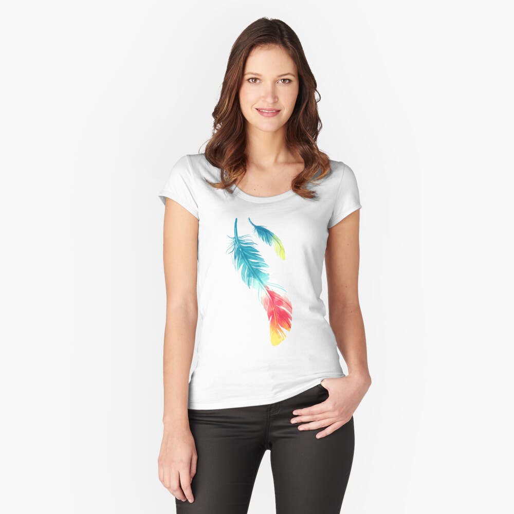 Item preview, Fitted Scoop T-Shirt designed and sold by freeminds.