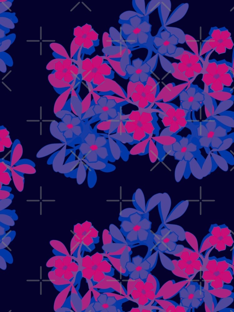 Bi Pride Five-Petal Flower Assortment by gagolddew