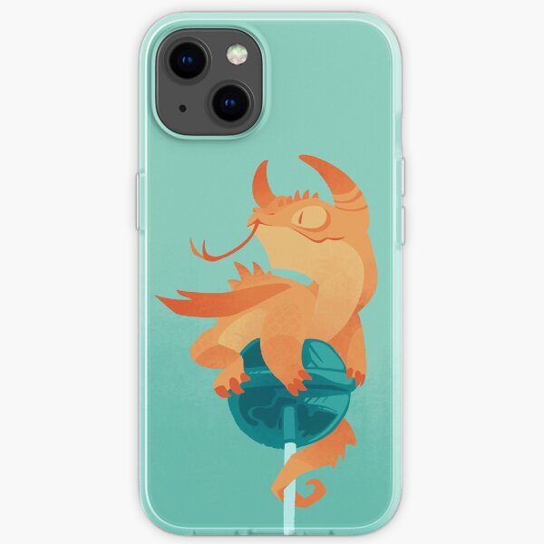 Dragonpop spiky citric blueberry iPhone Soft Case