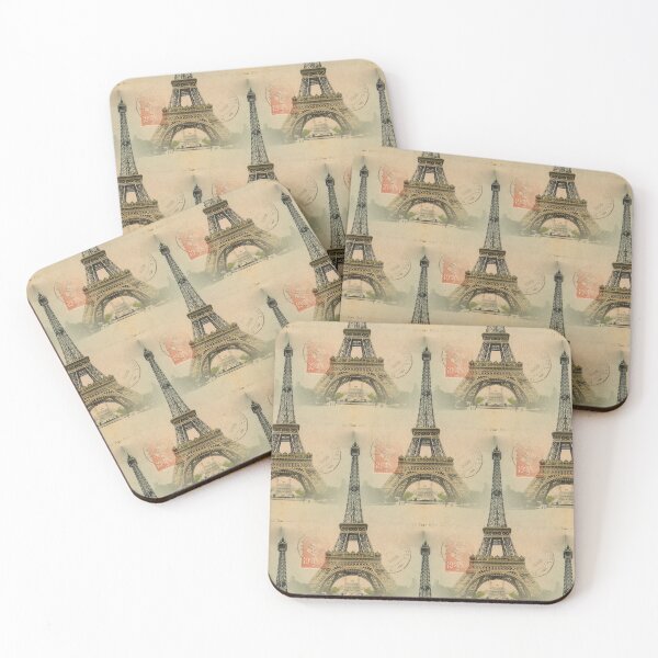 Item preview, Eiffel Tower Vintage French Postcard designed and sold by 13Moons.