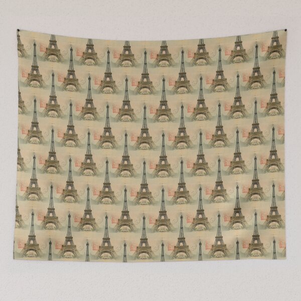 Item preview, Eiffel Tower Vintage French Postcard designed and sold by 13Moons.
