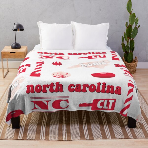Item preview, Red Watercolor North Carolina US State Sticker Pack designed and sold by The-Goods.