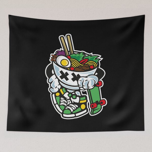 Item preview, Little ramen with skateboard. designed and sold by emphatic.