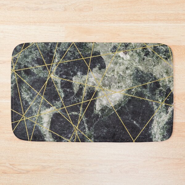 Item preview, Beautiful Black Marble With Gold Geometry designed and sold by Ilze Lucero.