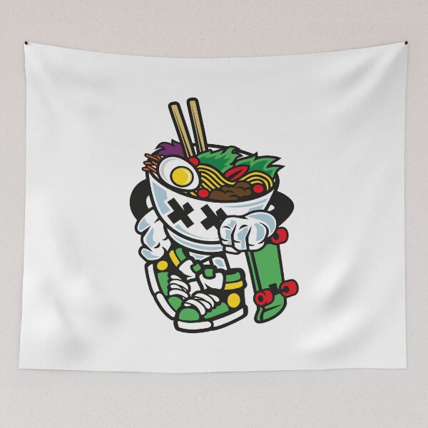 Item preview, Little ramen with skateboard. designed and sold by emphatic.