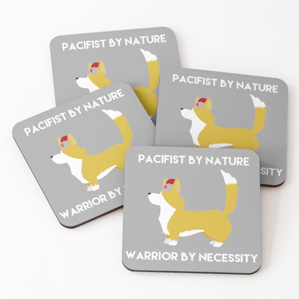 Item preview, A Pacifist by Nature but a Warrior by Necessity designed and sold by KionaDesign.