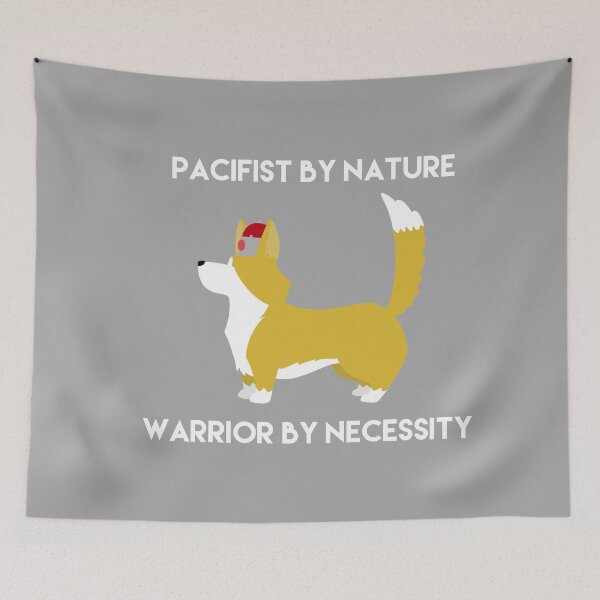 Item preview, A Pacifist by Nature but a Warrior by Necessity designed and sold by KionaDesign.