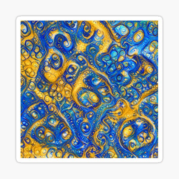 Deep Dream abstraction Sticker