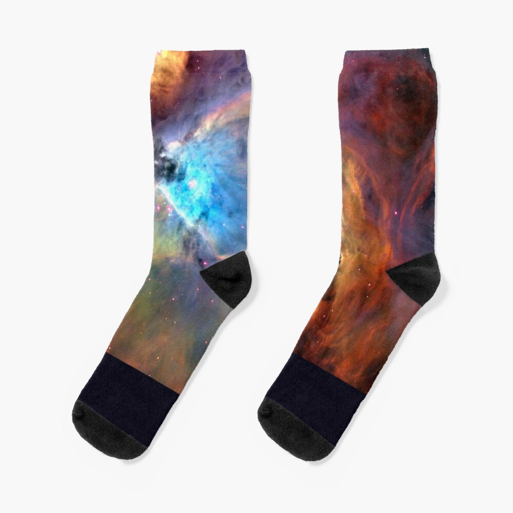 Orion Nebula Space Galaxy, RBSSG Socks