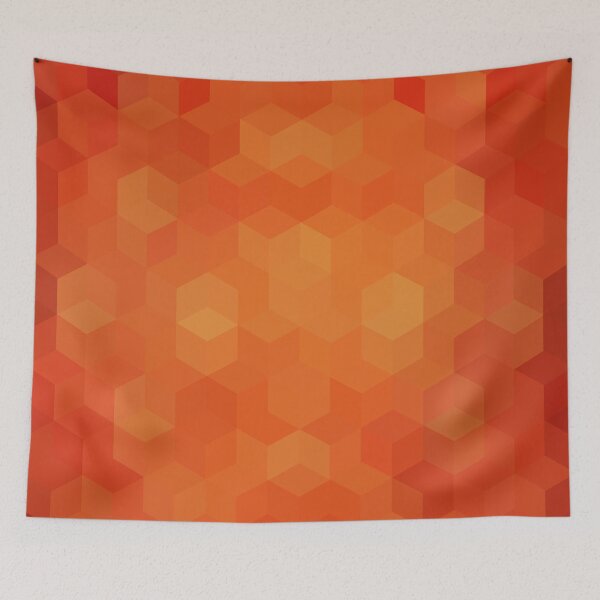 Item preview, Orange burned Geometric Pattern designed and sold by Ilze Lucero.