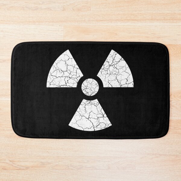 Item preview, White Radiation Symbol designed and sold by Comfortize.