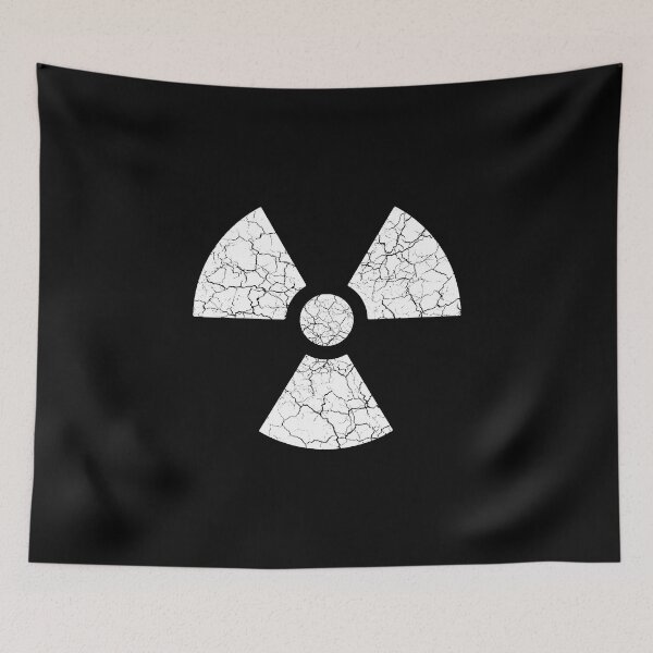 Item preview, White Radiation Symbol designed and sold by Comfortize.