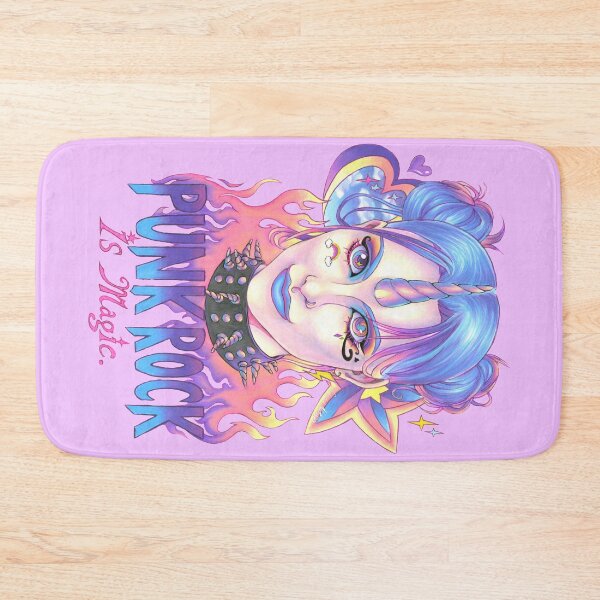 Item preview, Punk Rock is Magic unicorn designed and sold by GraceNetanya.