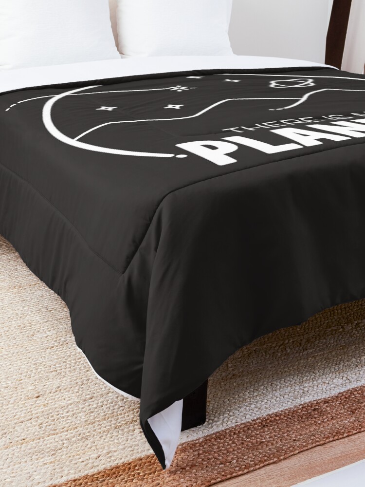 Alternate view of No Planet B - Off White Comforter