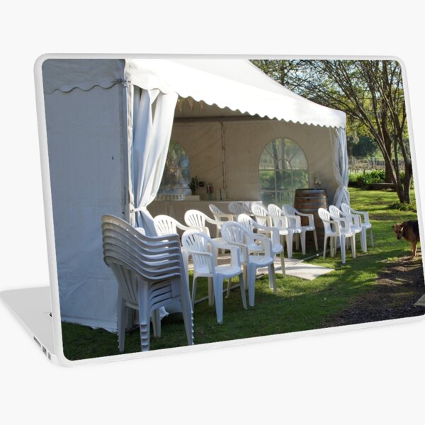 Winter Wedding - Adelaide Hills Wedding, Fleurieu Peninsula Wedding by South Australian artist Avril Thomas Laptop Skin