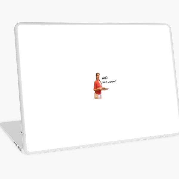 who want lasagna? Laptop Skin