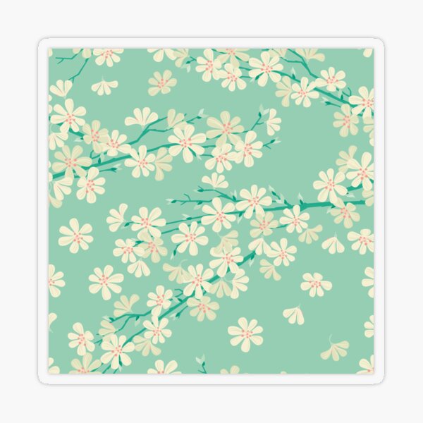 Fresh Spring Transparent Sticker