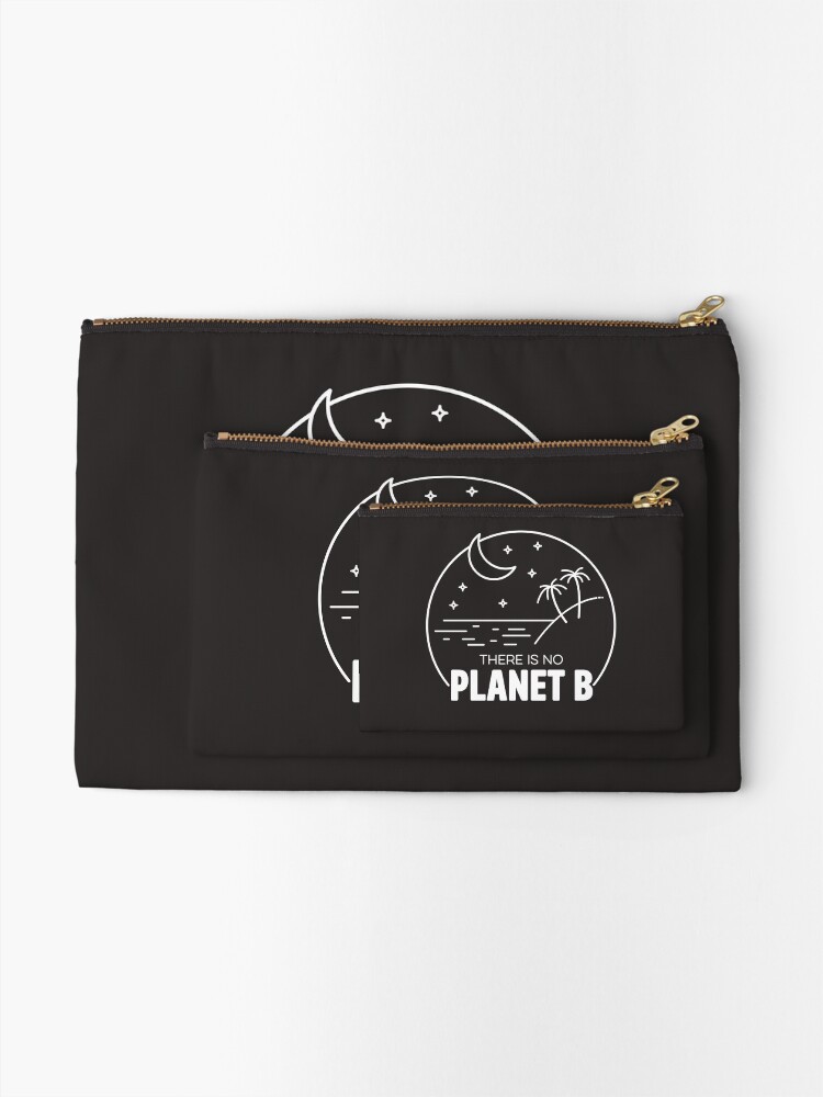 Alternate view of No Plan B - Off White Zipper Pouch