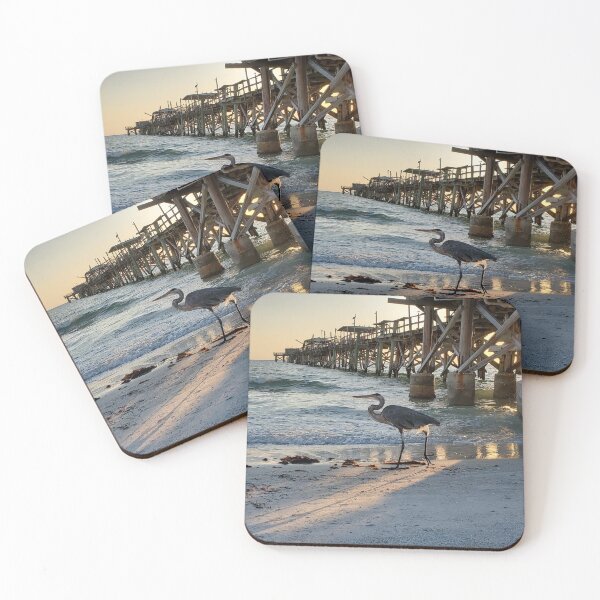 Item preview, Reddish Egret at the pier designed and sold by Amanda Huggins.