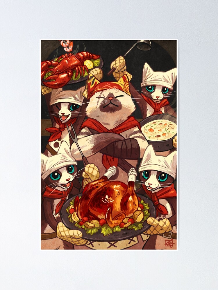 Alternate view of Palico Chefs Poster