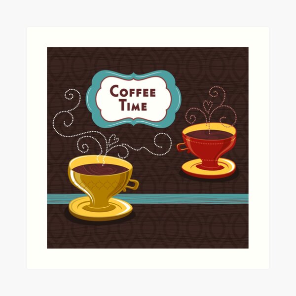Coffee Time Art Print
