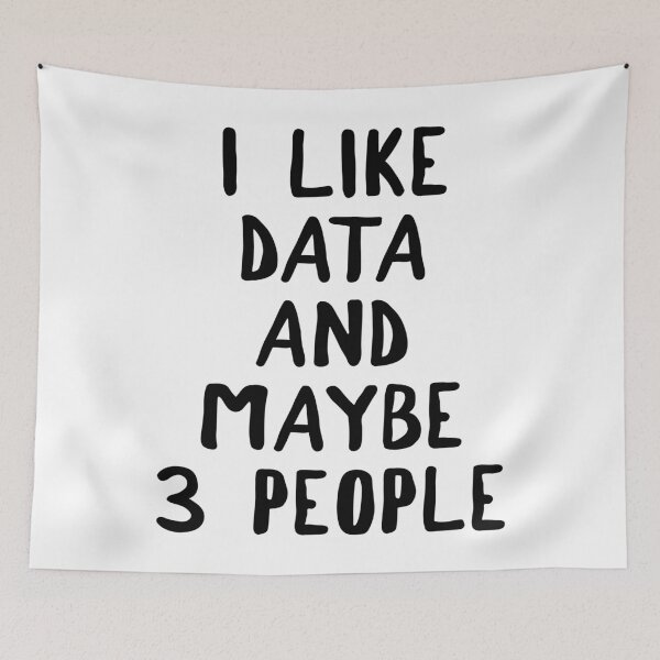 Item preview, I Like Data And Maybe 3 People designed and sold by teesaurus.