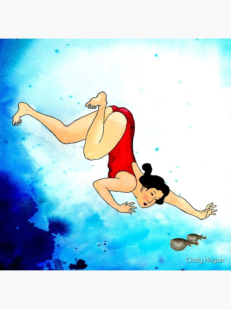Mrs Hiroshige Diving At Julian Rocks by artforthesoul