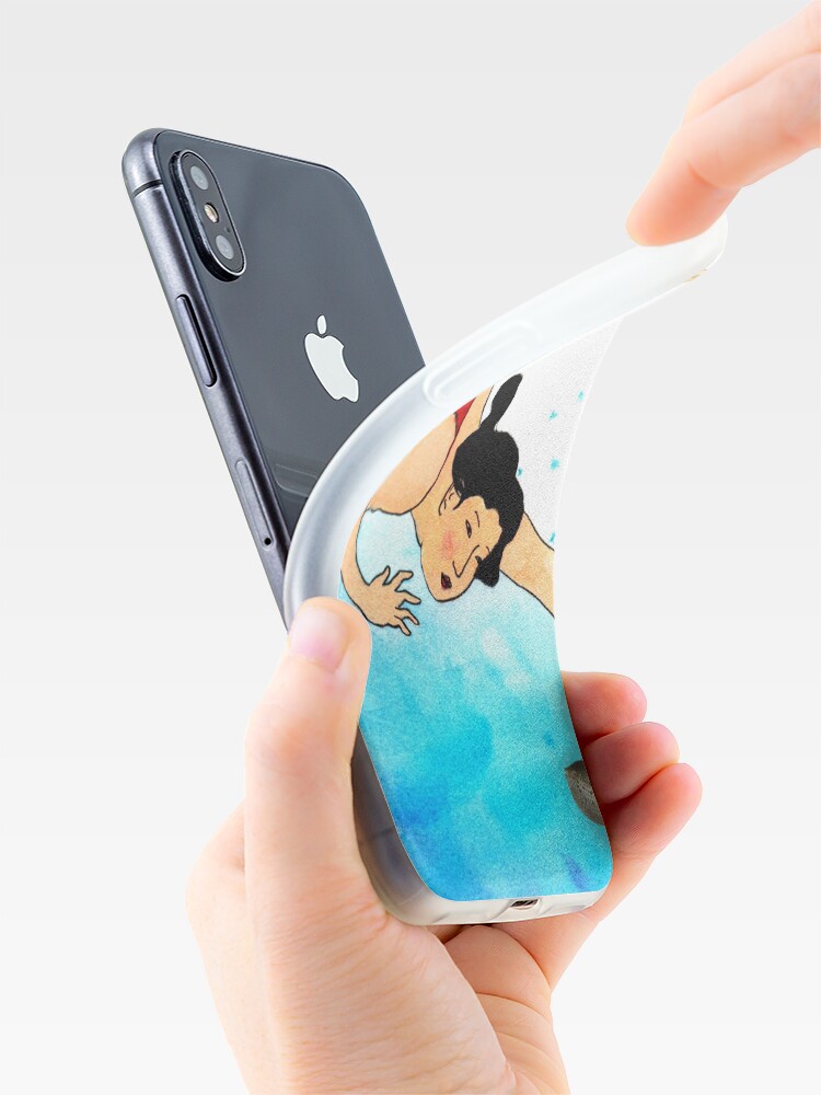 Alternate view of Mrs Hiroshige Diving At Julian Rocks iPhone Case & Cover
