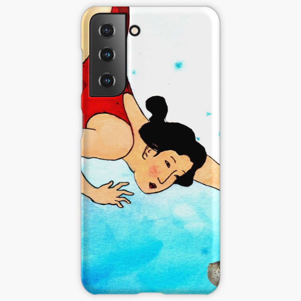 Mrs Hiroshige Diving At Julian Rocks Case & Skin for Samsung Galaxy