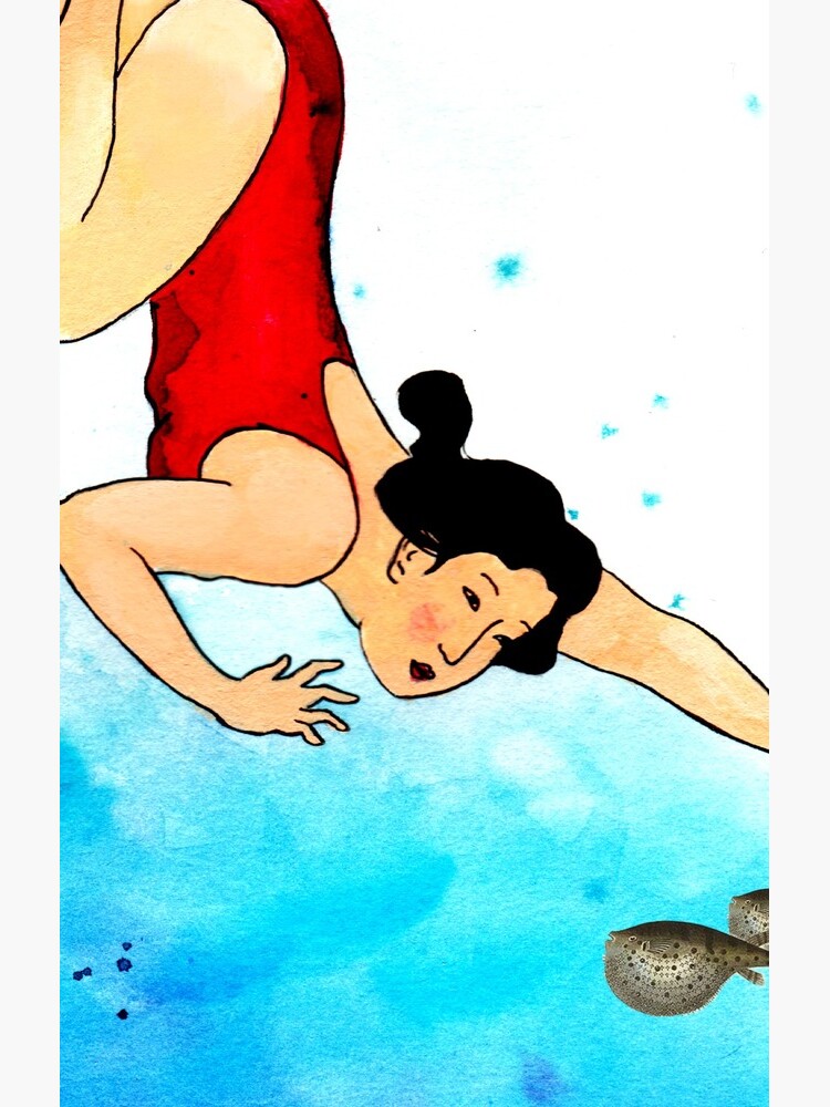 Mrs Hiroshige Diving At Julian Rocks by artforthesoul